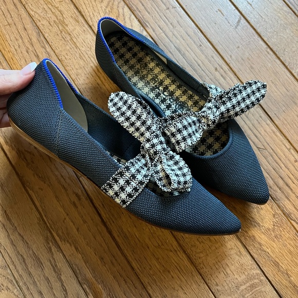 Rothy's Shoes - Rothy’s The Mary Jane in Ink Gingham size 8